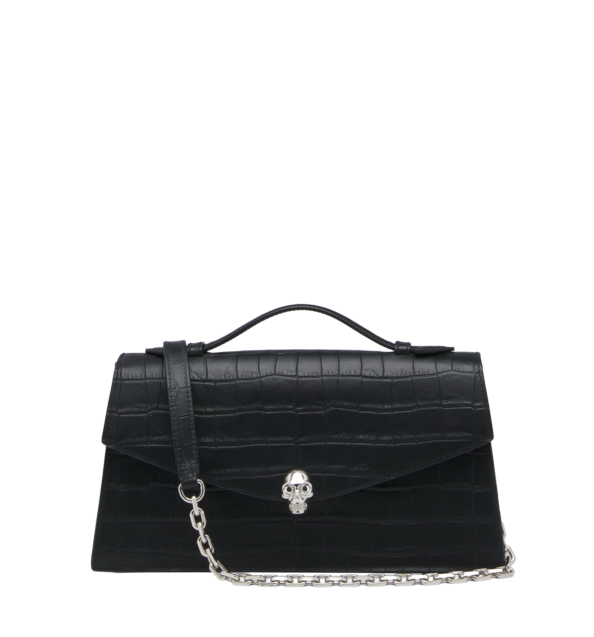 Women's Skull Top Handle in Black