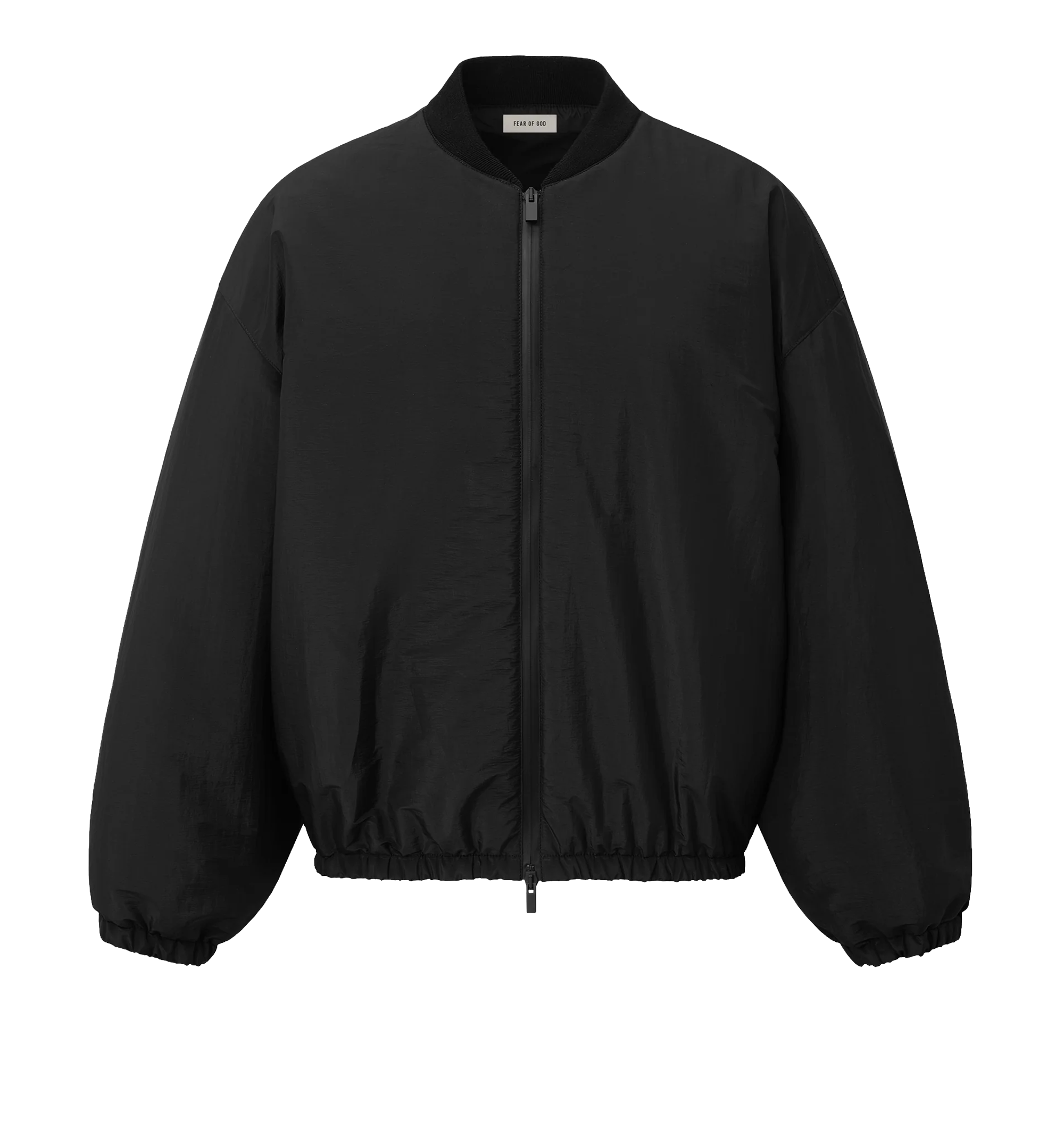 Nylon Taffeta Padded Bomber Jacket