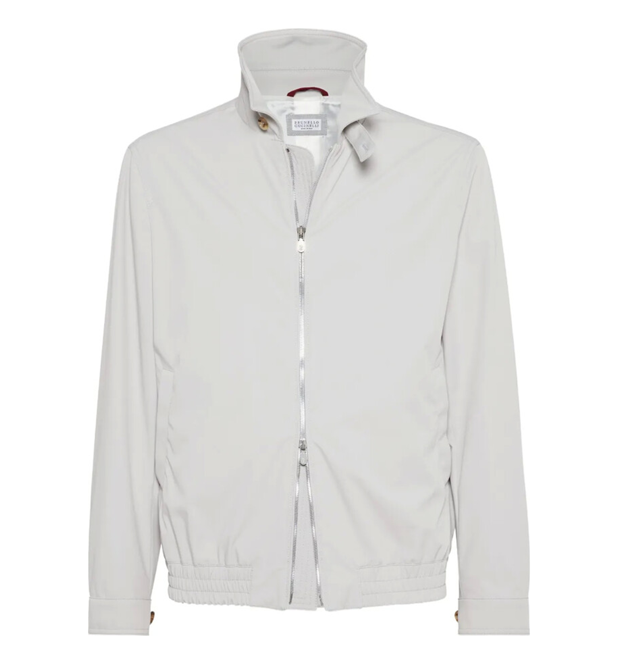 Stretch Bonded Nylon Bomber Jacket