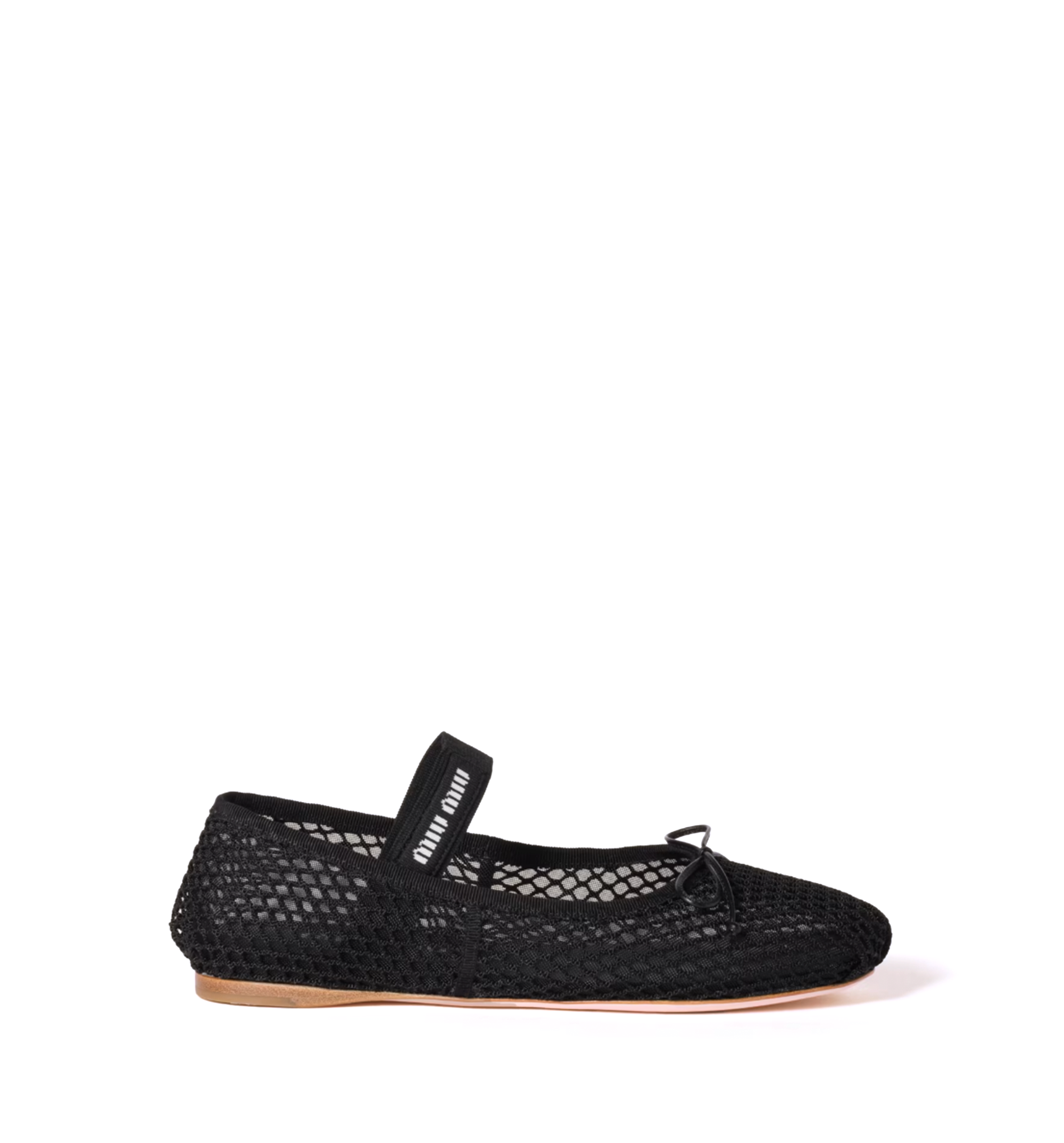 Mesh Fabric Ballerinas