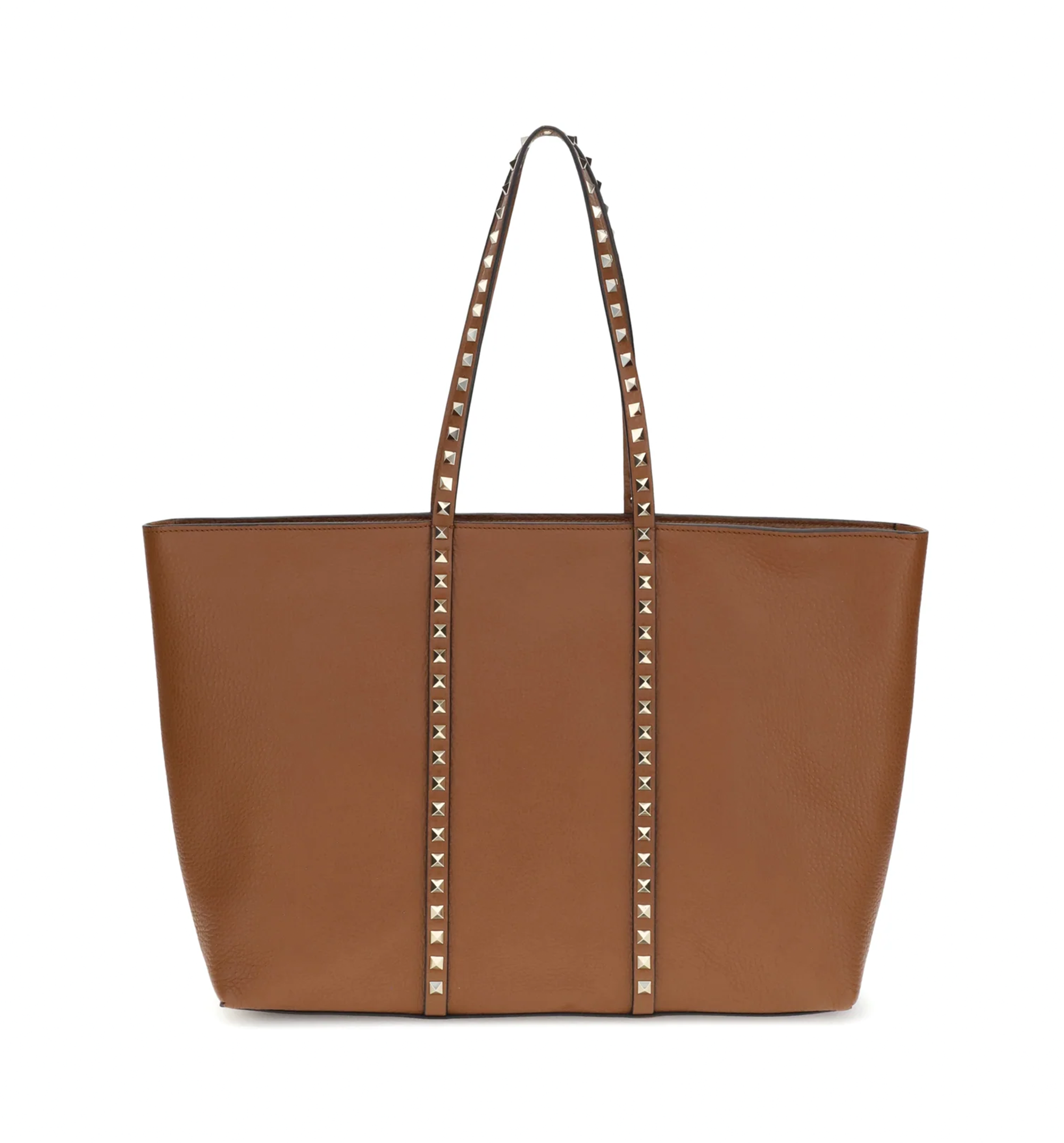 Valentino Garavani Rockstud Shopping Bag in Grainy Calfskin