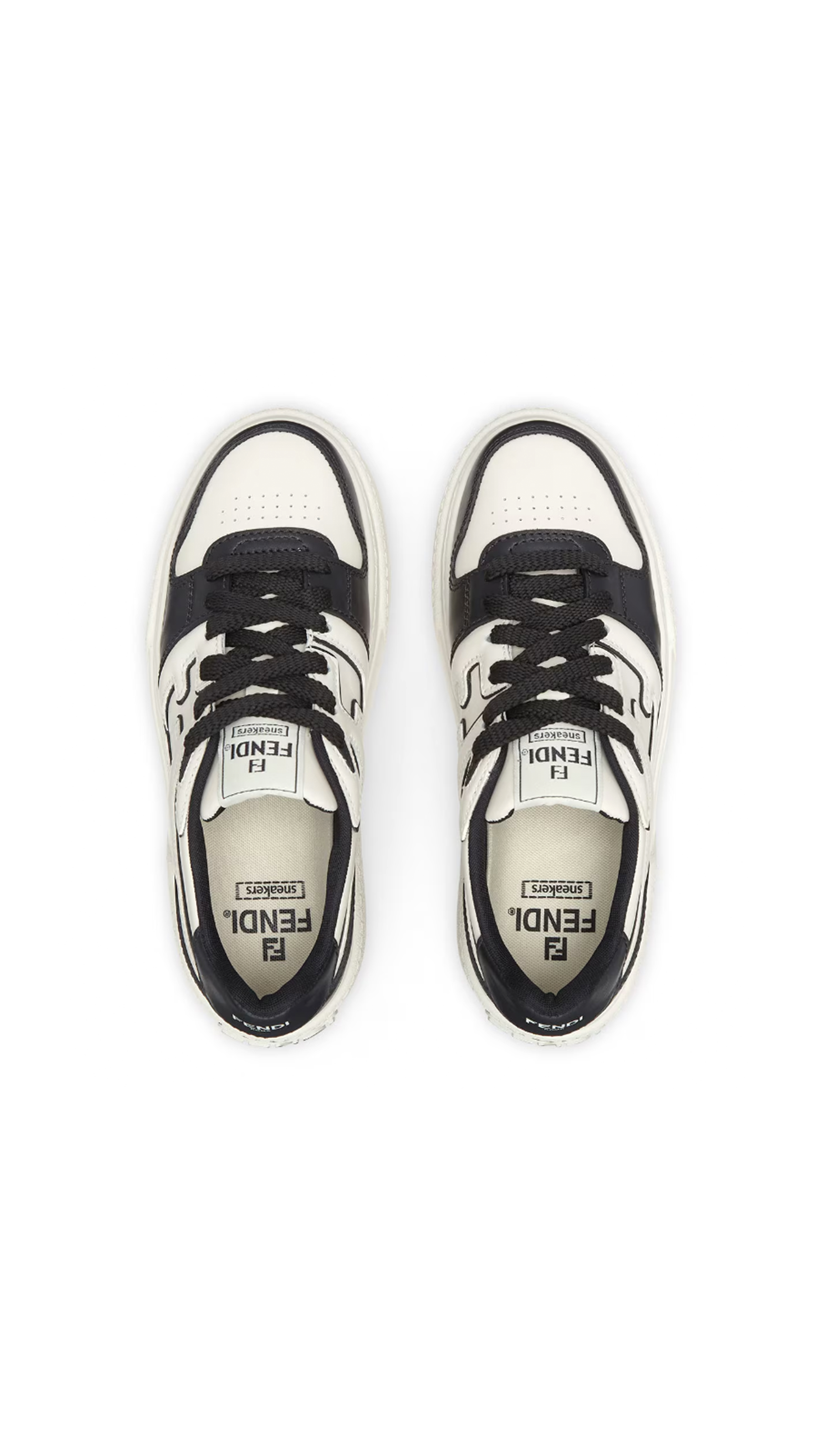 Flatform Match Sneakers - Black/White