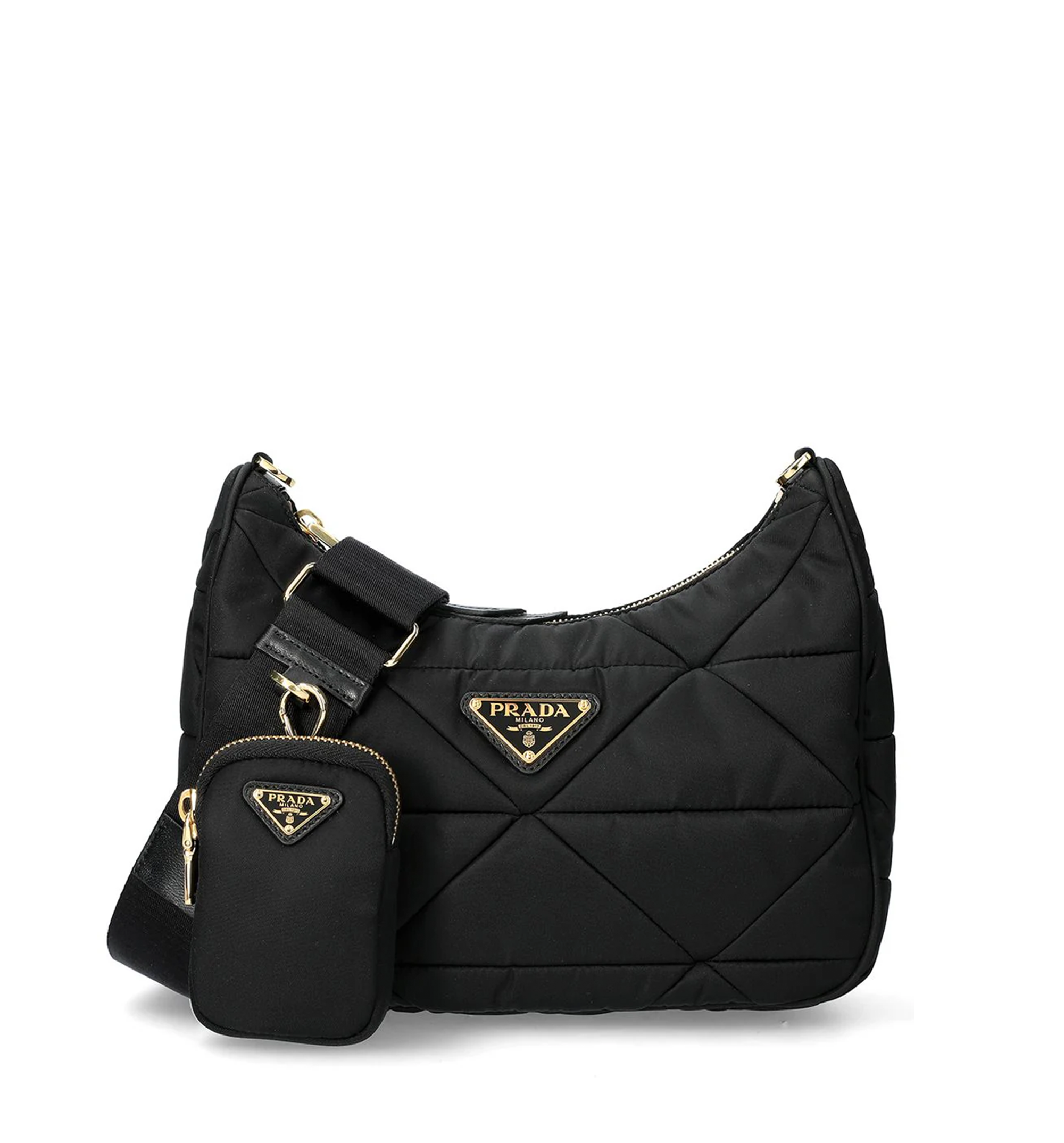 Padded Re-Nylon shoulder bag