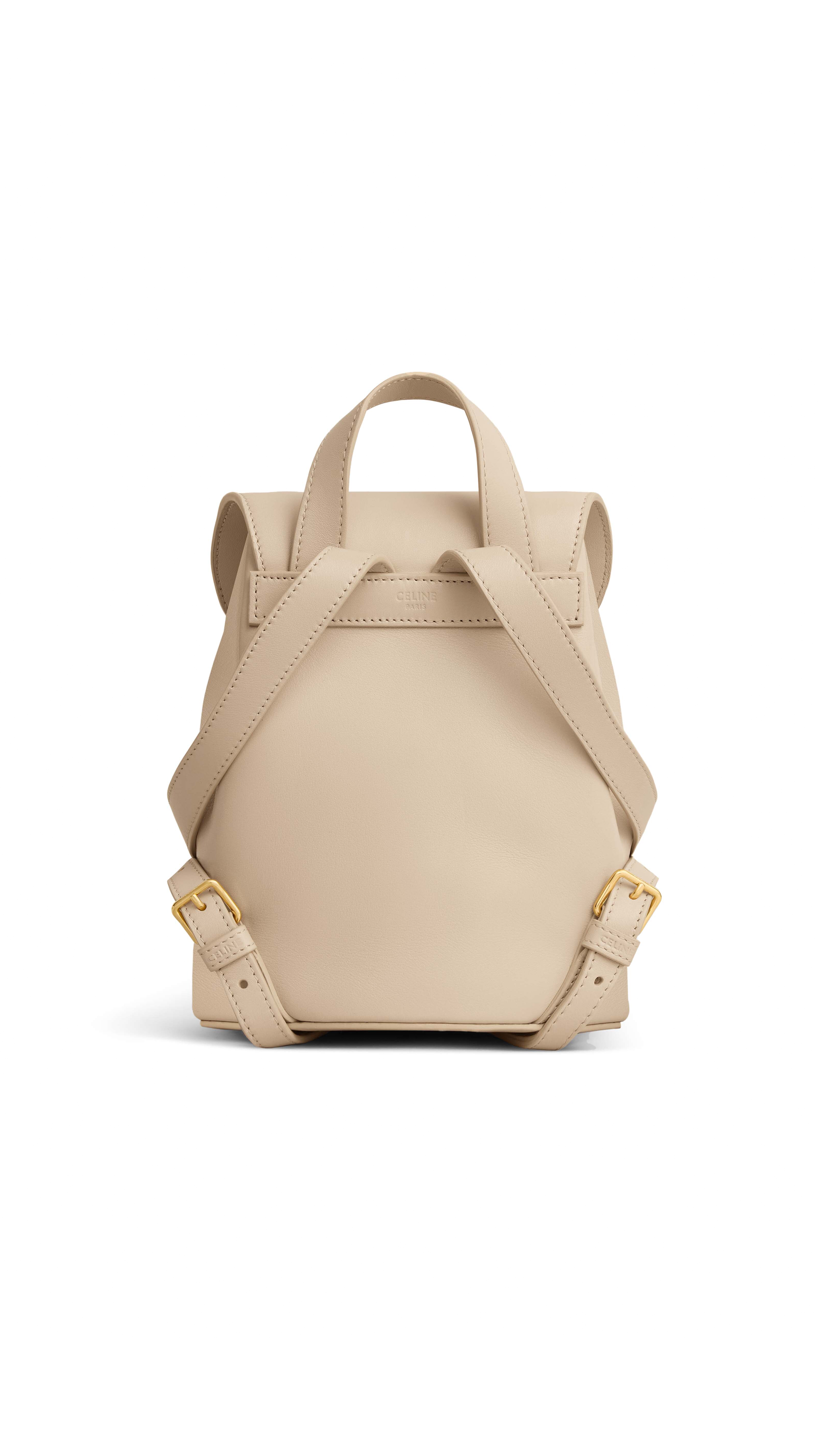 Bonnie Backpack in Smooth Calfskin - Nude