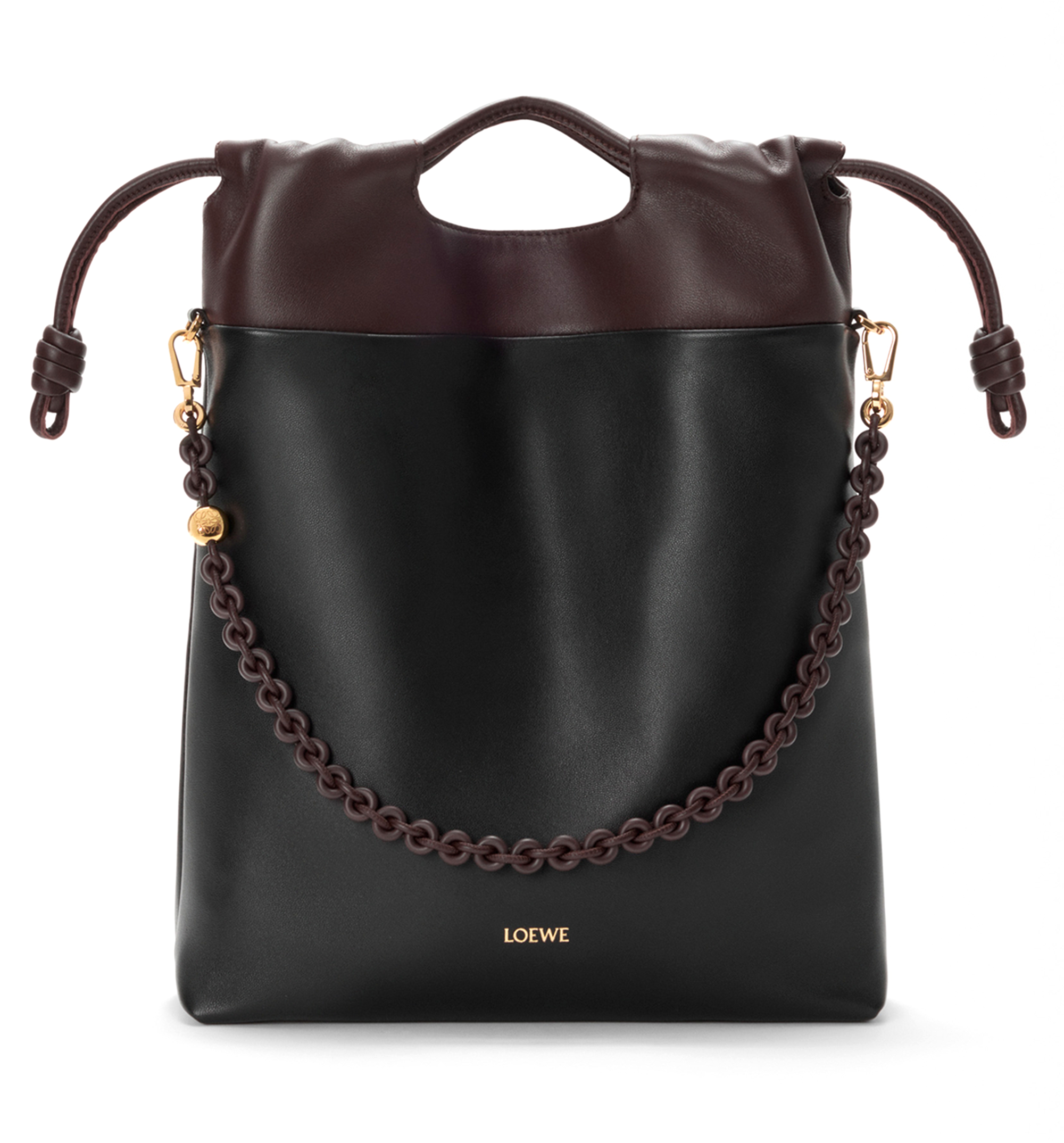 Flamenco Purse Tote In Mellow Nappa Lambskin