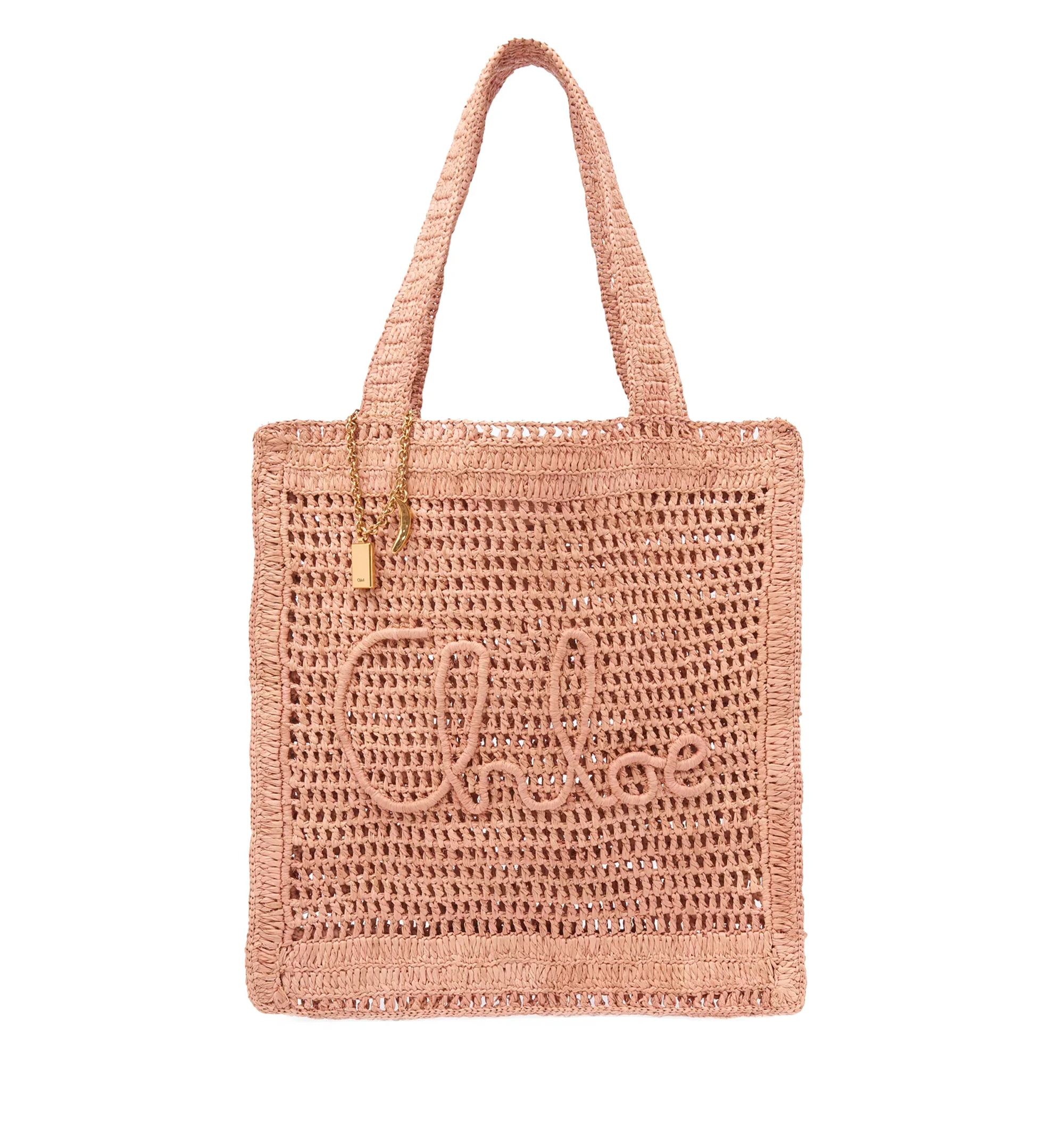 Summer Banana Tote Bag in Raffia