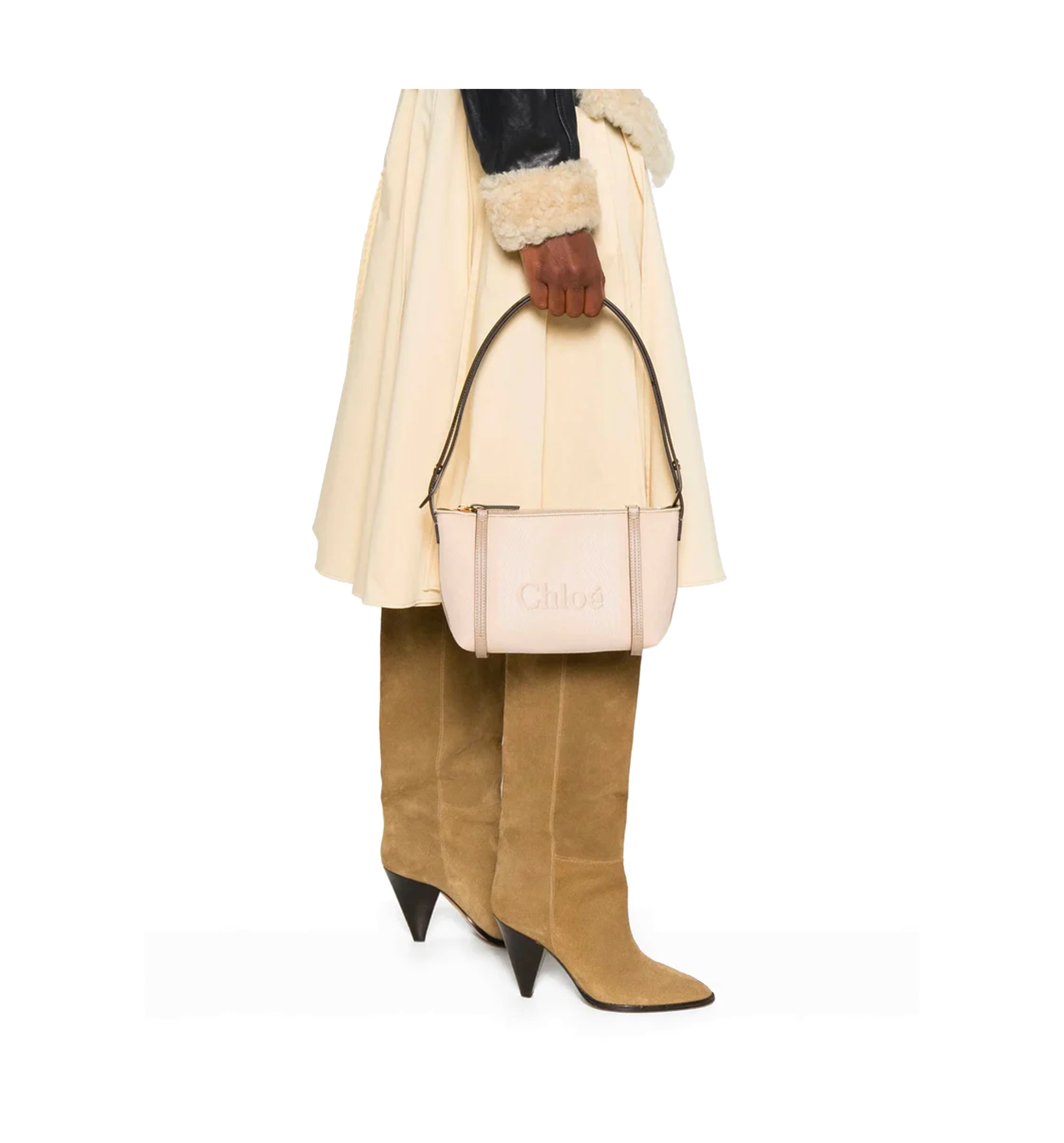 Chloé Carry Shoulder Bag in Canvas