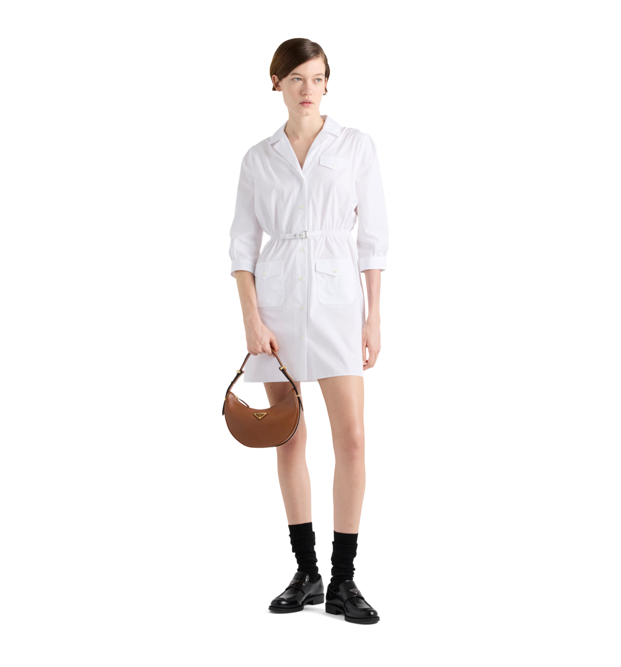 Mini-Dress in Poplin
