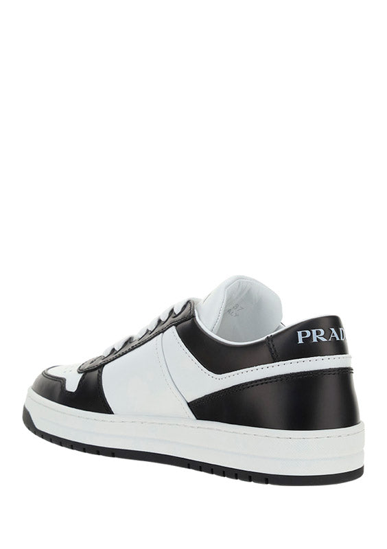 Downtown Leather Sneakers - Black / White