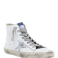 Francy Sneakers In Leather - White / Silver.