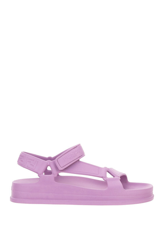 Rubber Sandals - Lilac.