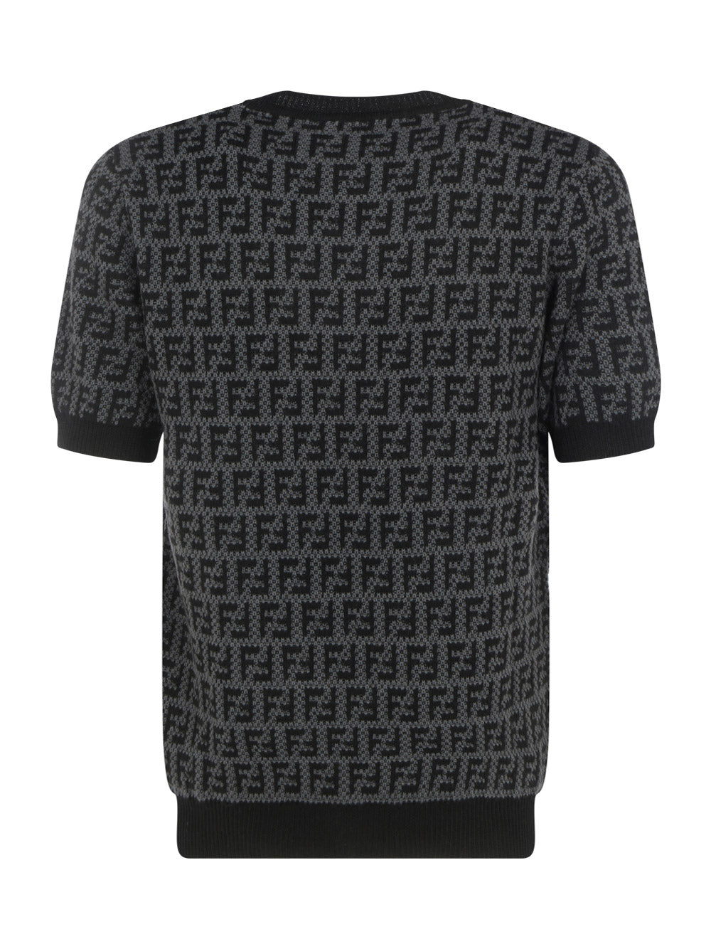 Knit Pullover FF T-Shirt - Black