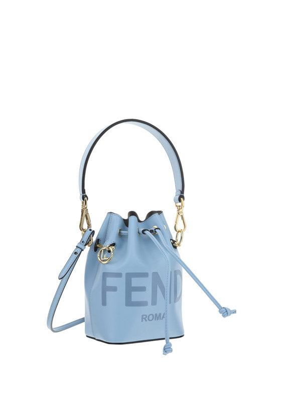 Mon Tresor Leather Mini Bag - Blue