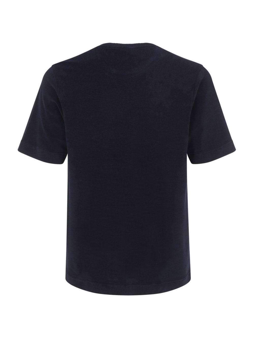 Terry Cotton T-Shirt - Navy