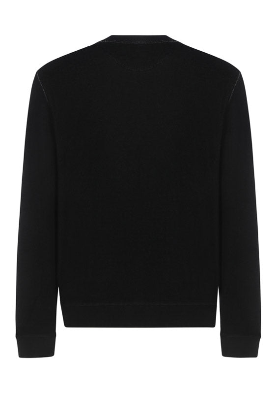 Logo-Print Cotton-Blend Terry Sweatshirt - Black