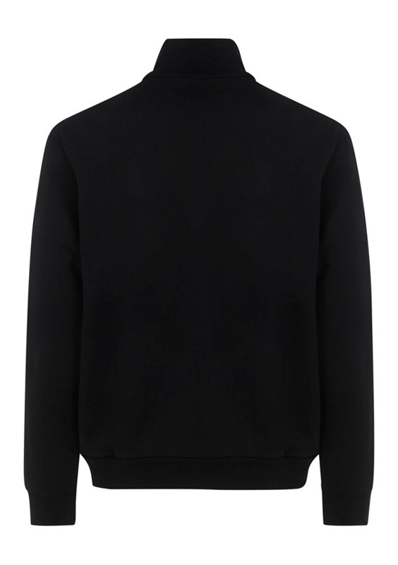 Zip-Up Sweatshirt - Black