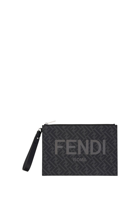 Flat Pouch - Black/Grey