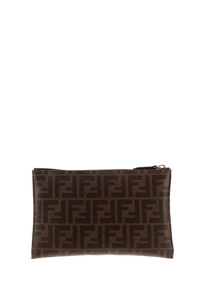 Small Flat Pouch - Brown