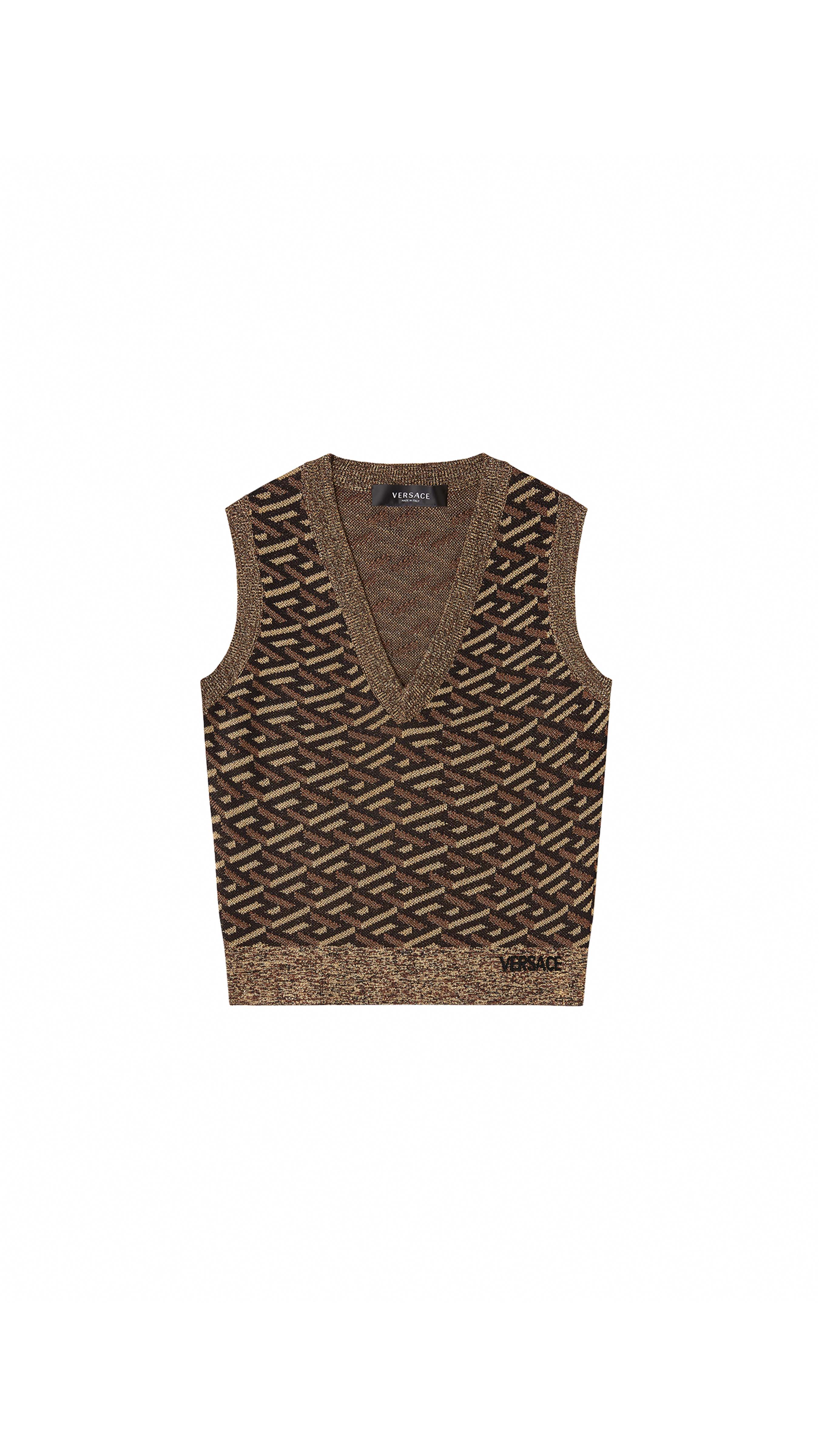 Greca Vest - Brown