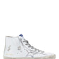 Francy Sneakers In Leather - White / Silver.