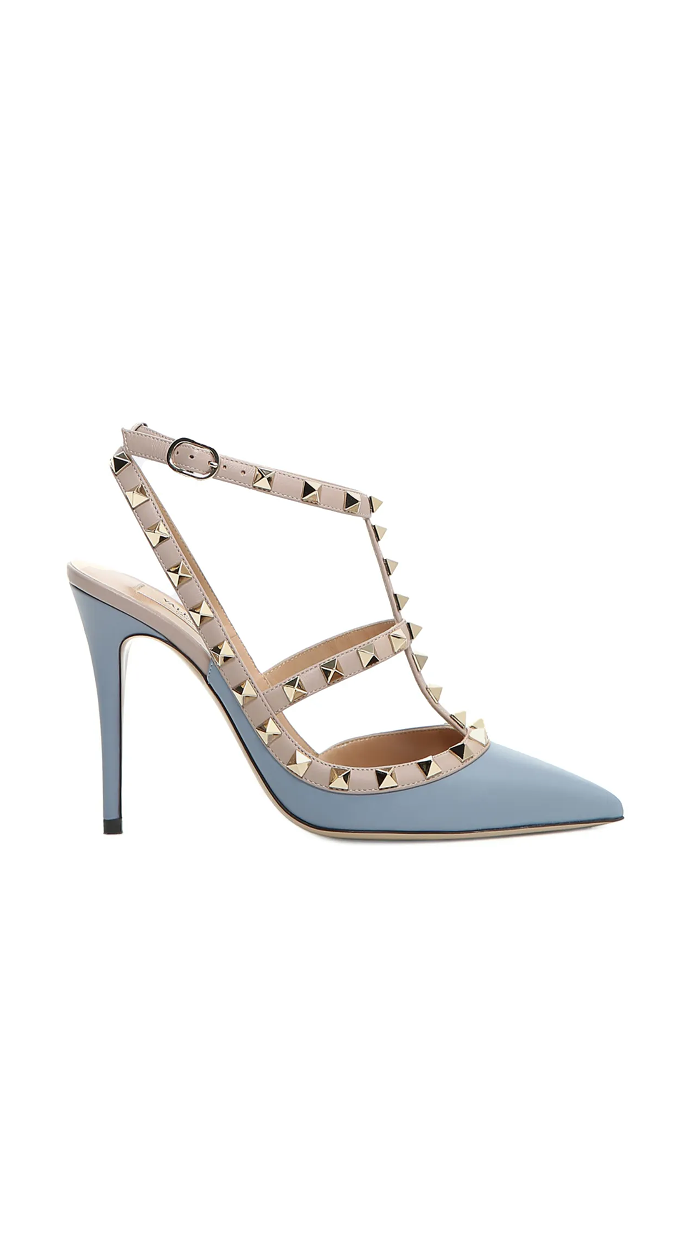 Rockstud Caged Pump 100MM - Niagra/Poudre – Amuze