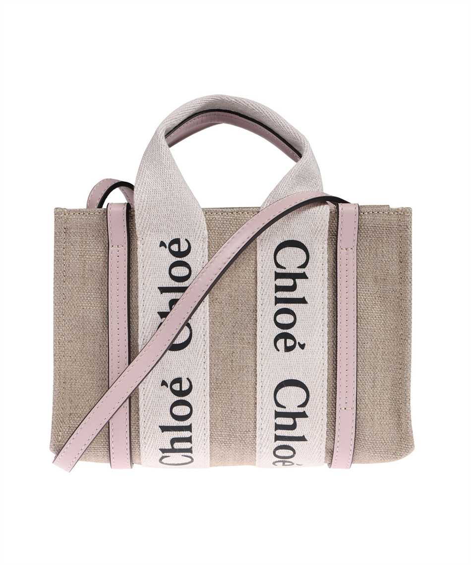 Mini Woody Tote Bag - White Pink