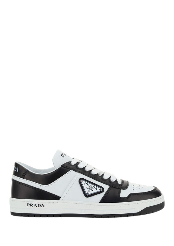 Downtown Leather Sneakers - Black / White