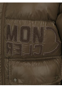 Short Abbaye Down Jacket - Mud Brown