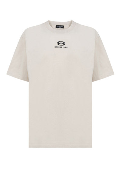 Oversized Logo T-Shirt - Ecru