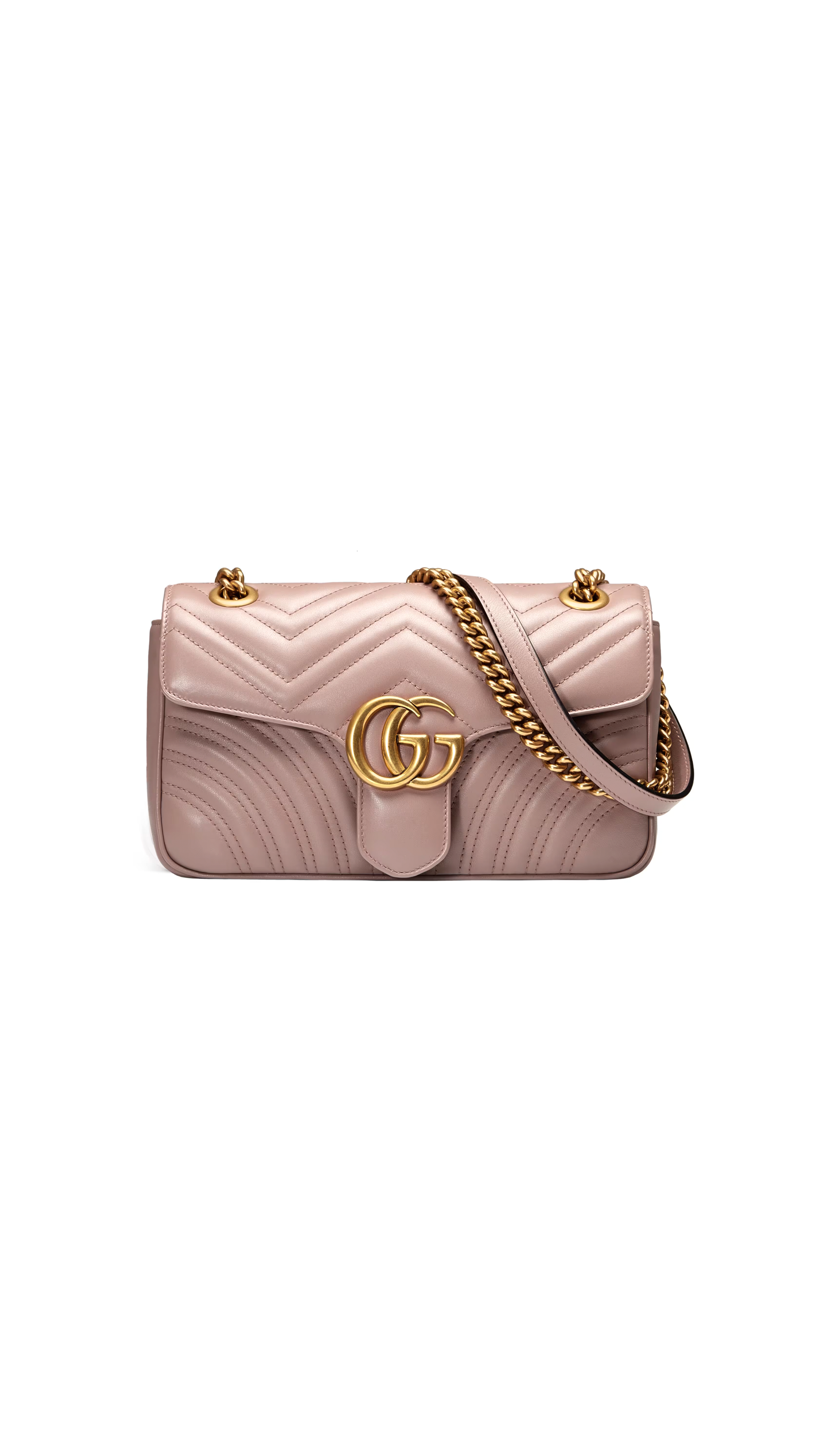 Gucci GG Marmont Small Shoulder Bag Dusty Pink
