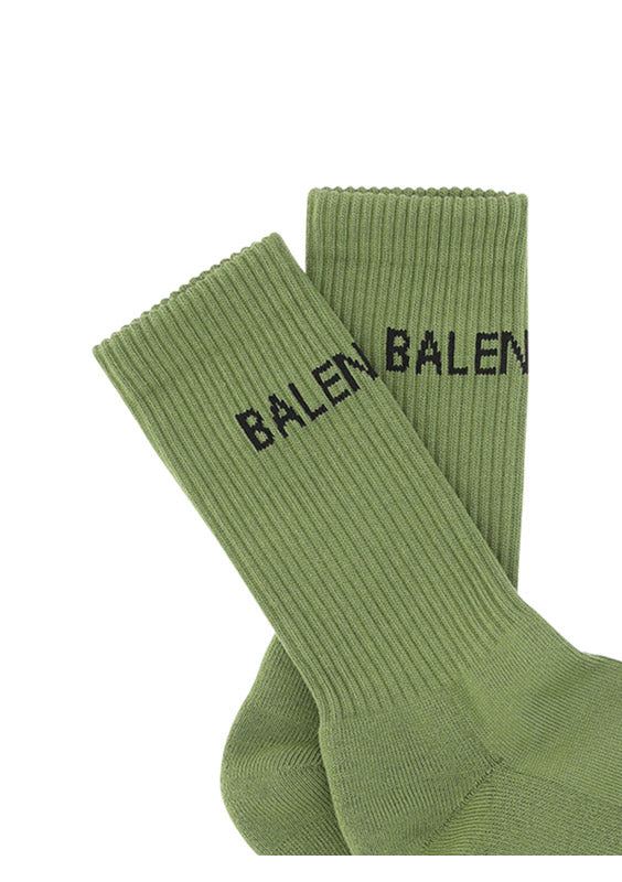 Balenciaga Tennis Socks - Olive Green