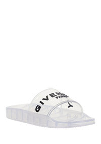 Flat Sandals in Rubber - Transparent