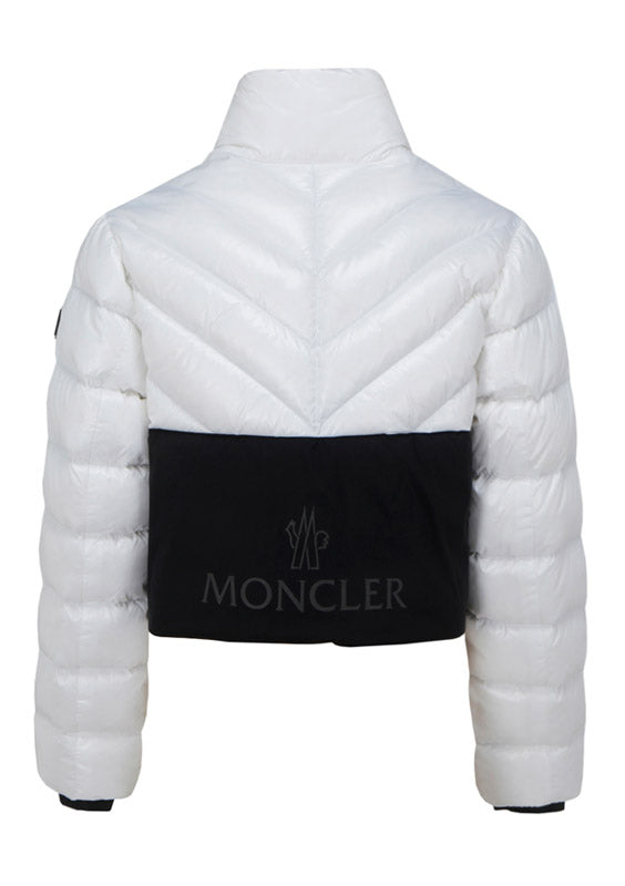 Morgat Short Down Jacket - White / Black