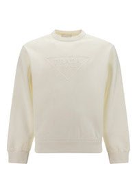 Embossed Logo Sweatshirt - White