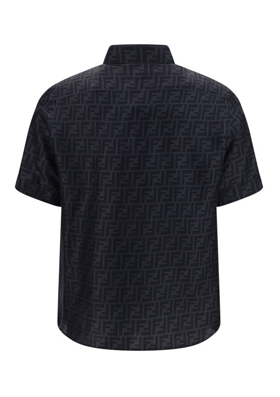 Silk Logo Shirt - Black