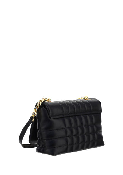 Mini Quilted Lambskin Lola Satchel - Black