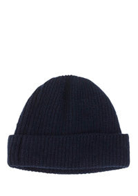 Wool and cashmere beanie - Navy