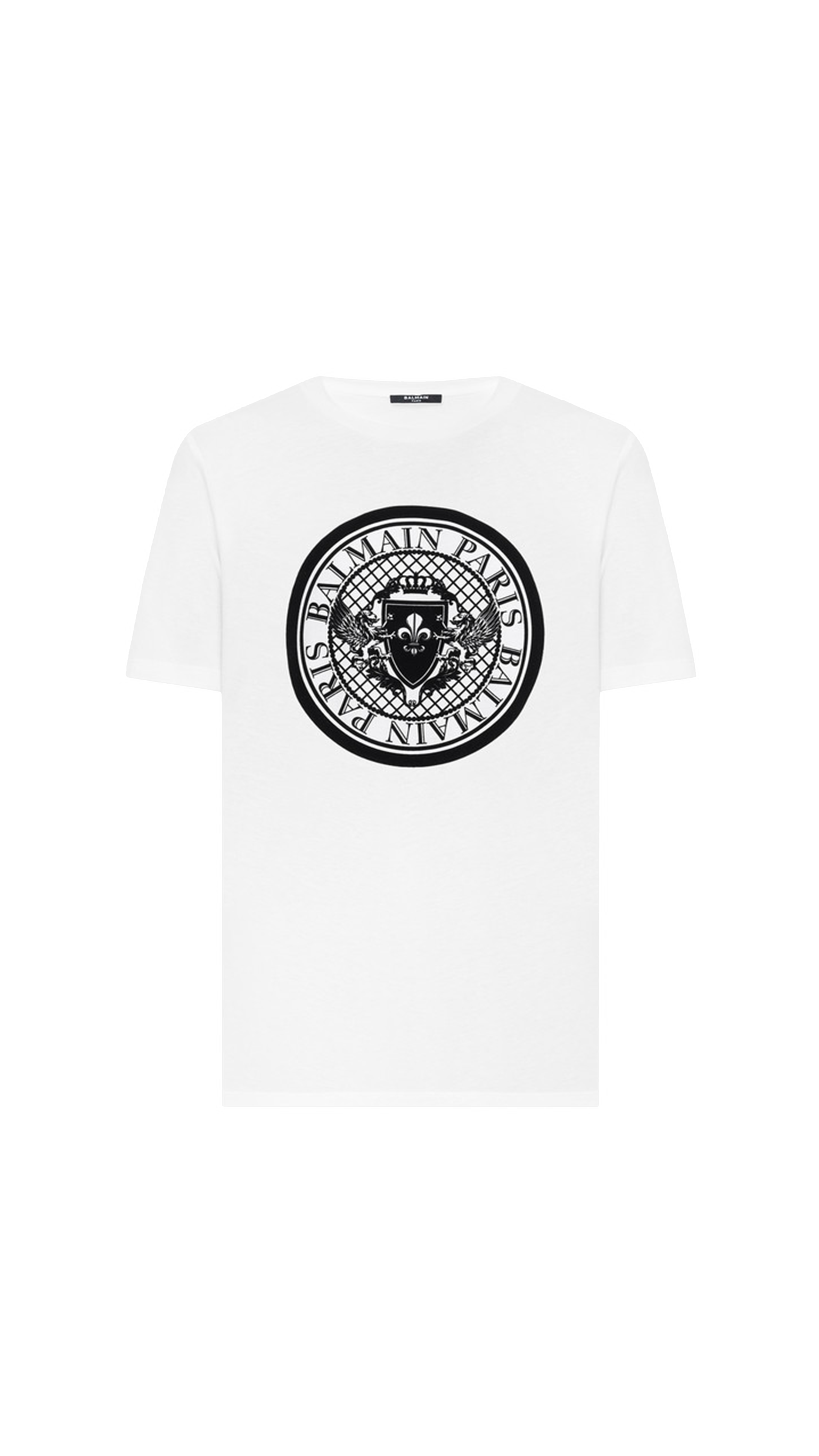 Balmain Symbole Cotton T-shirt - White/Black