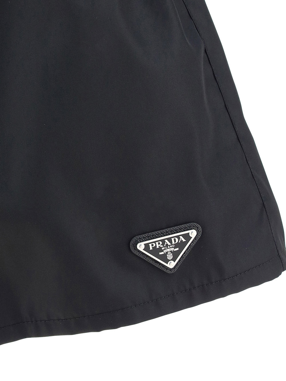 Re-Nylon Gabardine Bermuda Shorts - Black