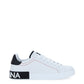 Calfskin Nappa Portofino Sneakers - White