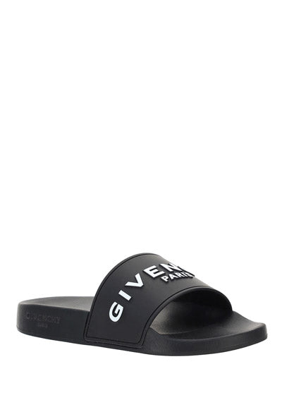 Women's Paris Flat Sandals - Black