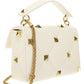 Large Roman Stud The Shoulder Bag - Ivory