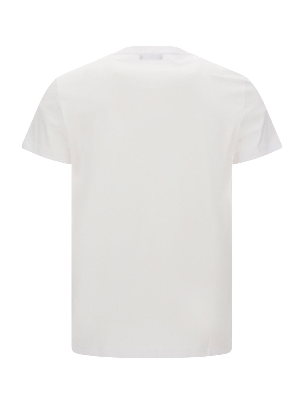 Cotton Printed Balmain Paris Logo T-shirt - White