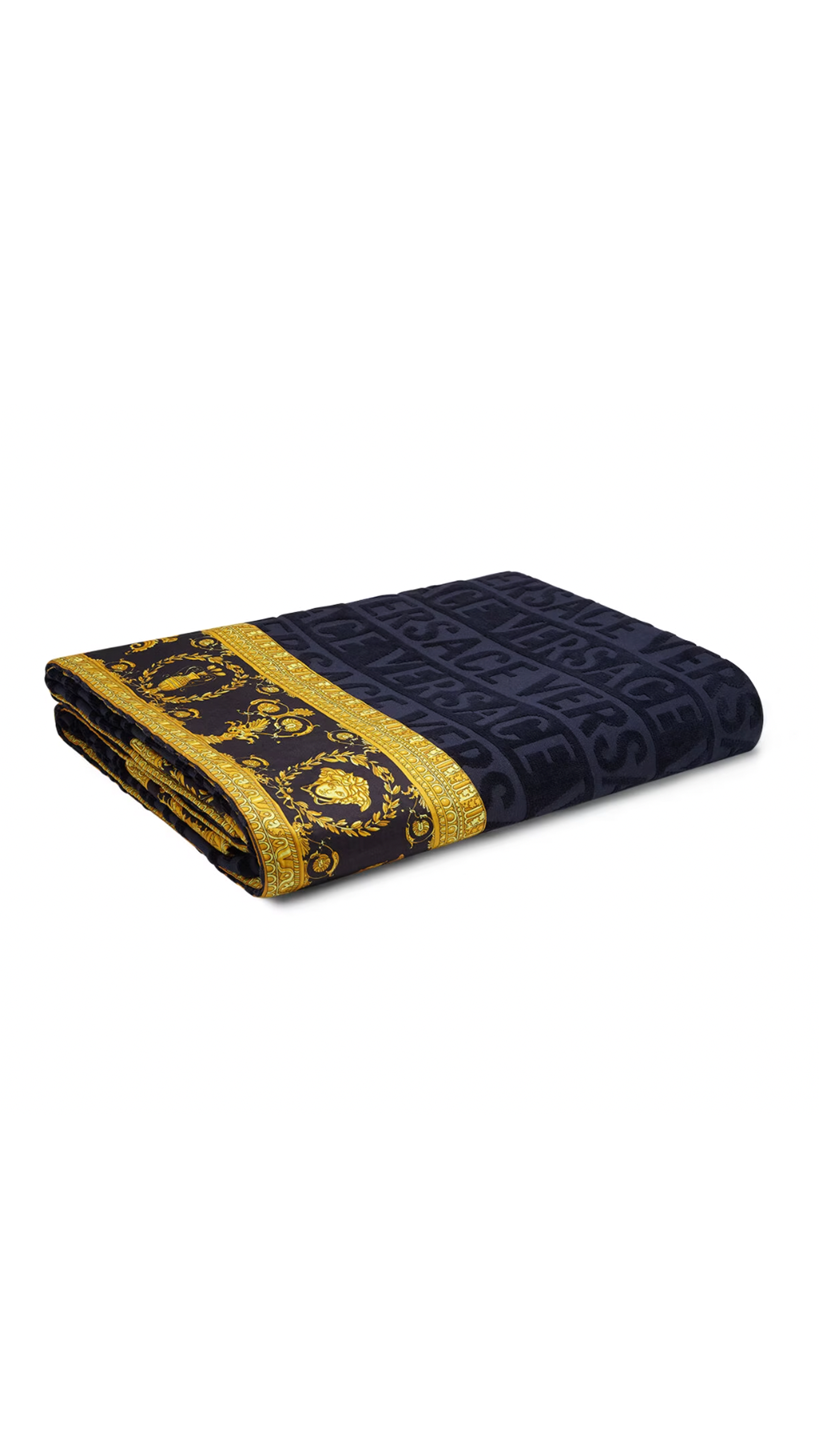 I ♡ Baroque Towel - Blue