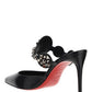 Miss Goldora Embellished Leather Mules