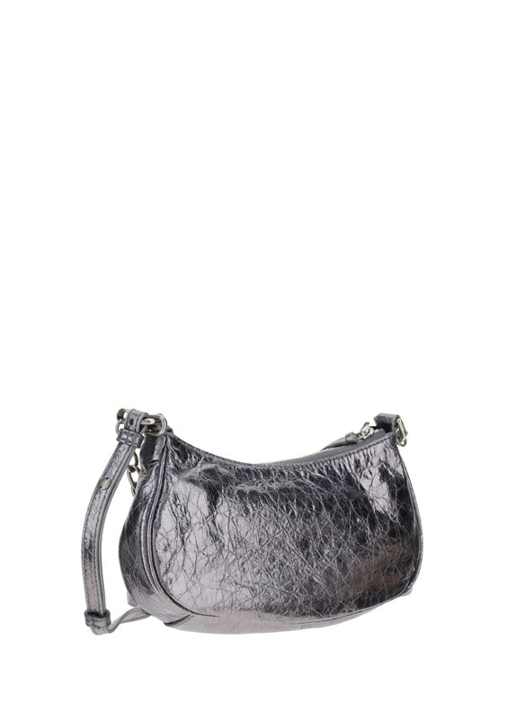 Le Cagole Mini Bag With Chain - Silver