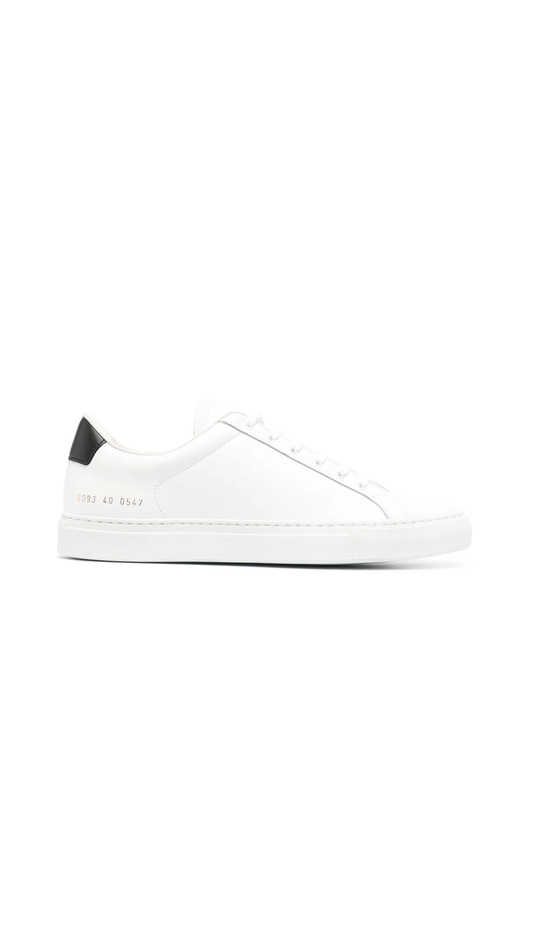Retro Low-top Sneakers - White/Black