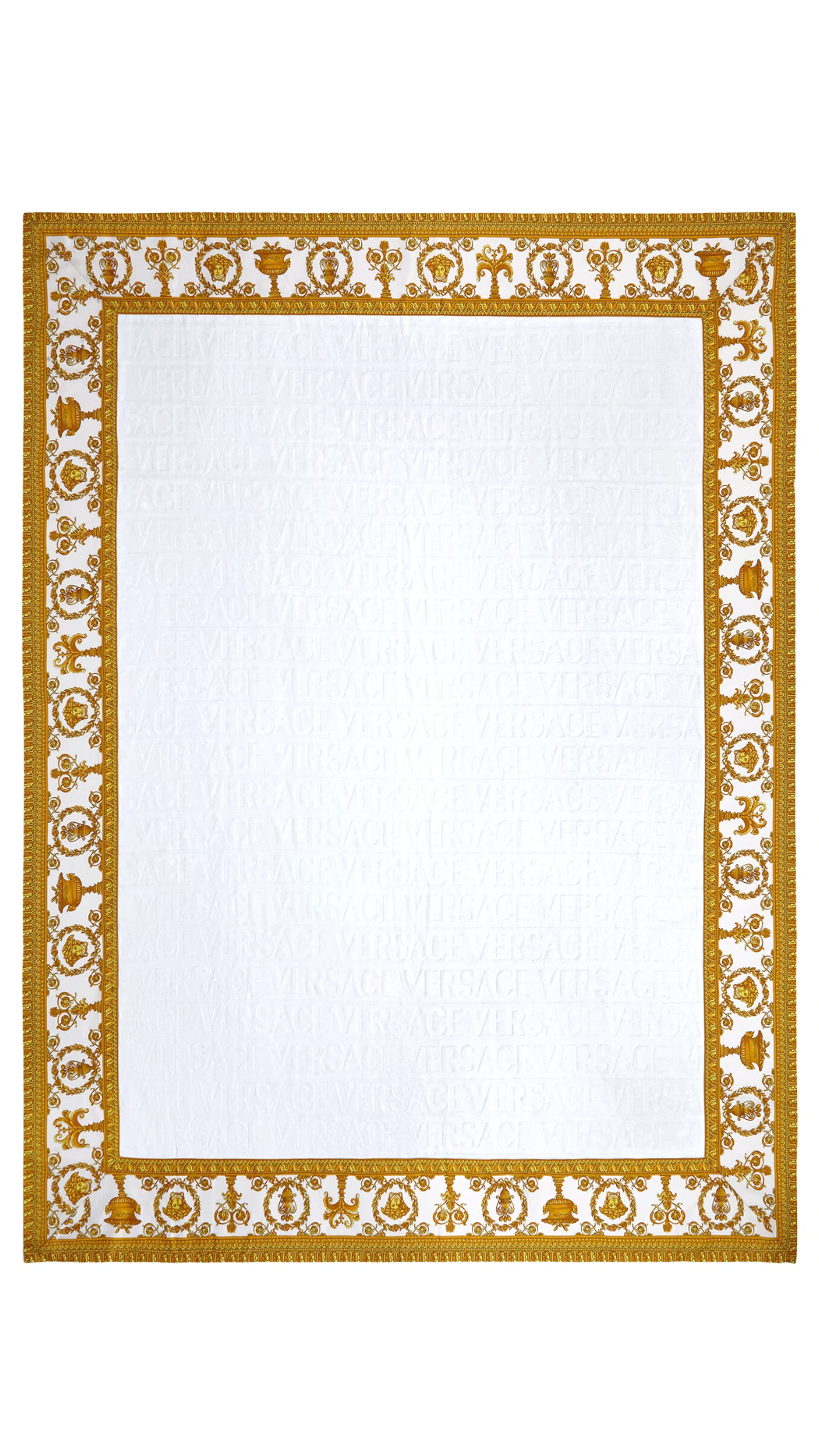 I ♡ Baroque Towel - White