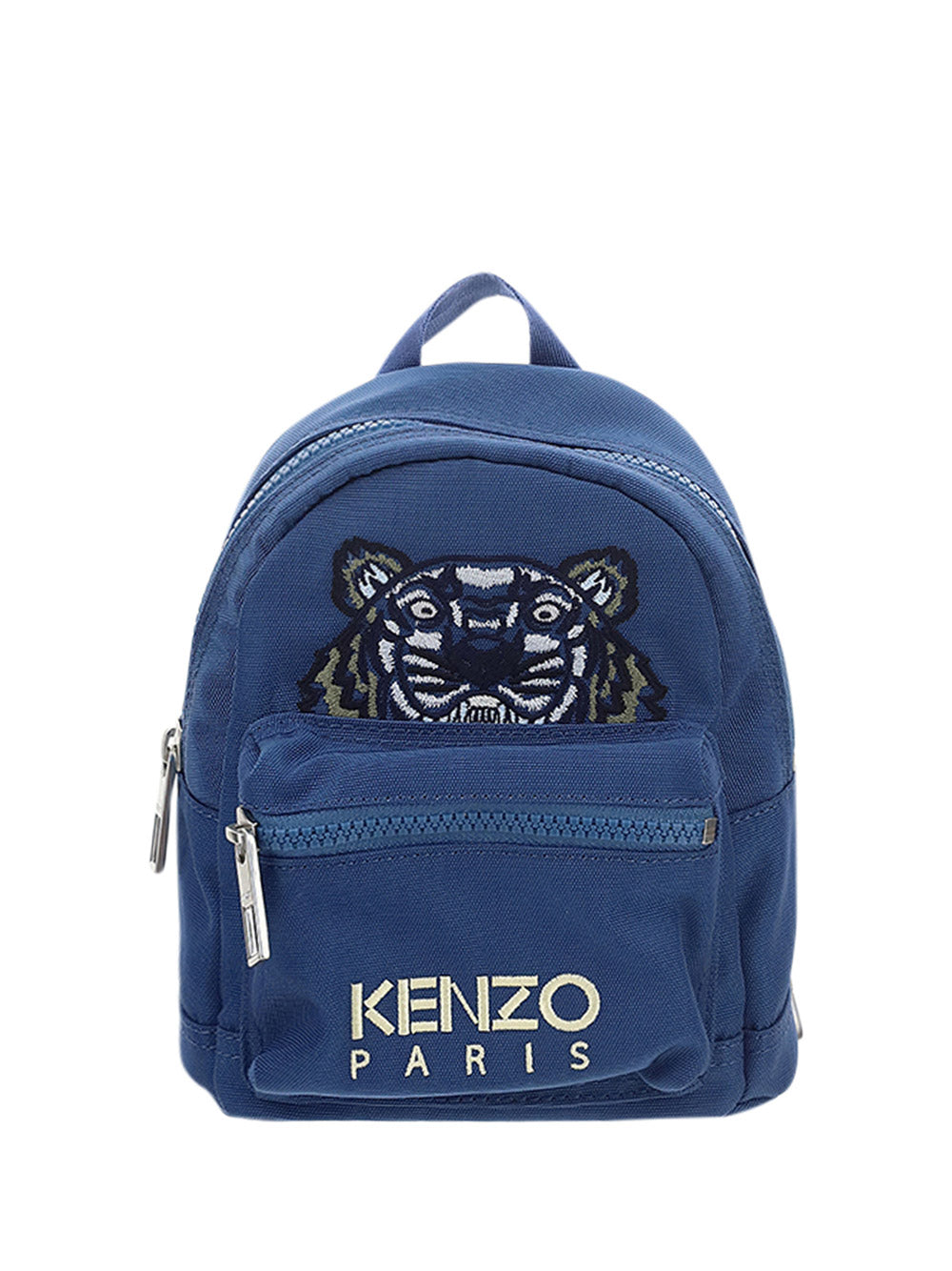 Mini Canvas Kampus Tiger Backpack - Blue