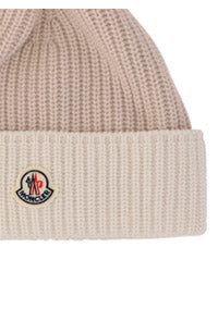 Beanie with Pom-Pom - Light Beige